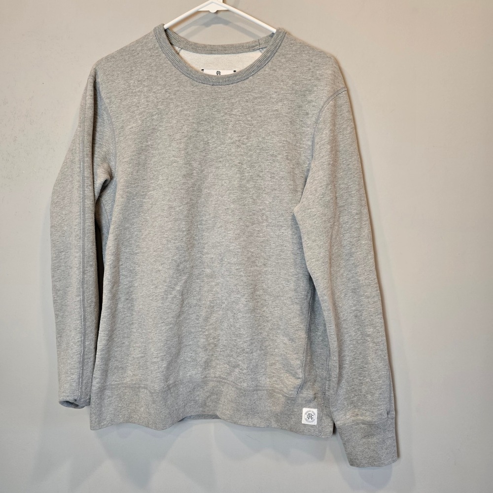 Reigning Champ Sweatshirt Pullover Mens Small Gray